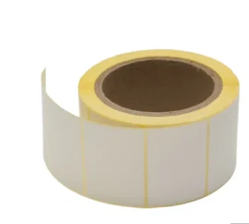 CS05y -102mm*76 Αυτοκόλλητη ετικέτα Semi Gloss Paper Matt Adhesive Paper White Shipping Thermal Labels Roll