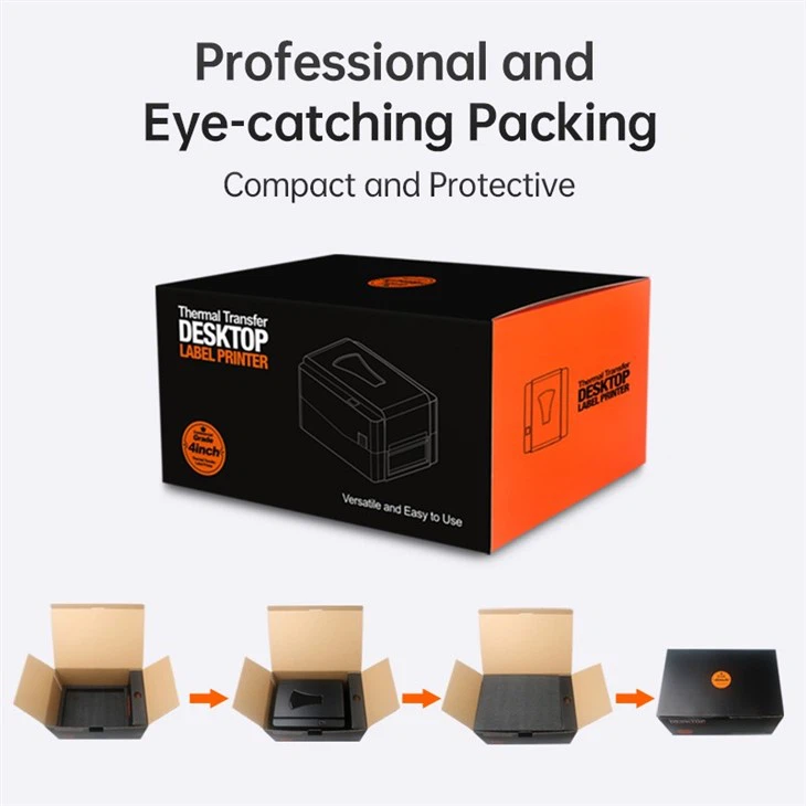 OEM Thermal Transfer Printer Barcode Shipping Label Printer